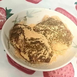 市販の餡子を使って手作りおはぎ